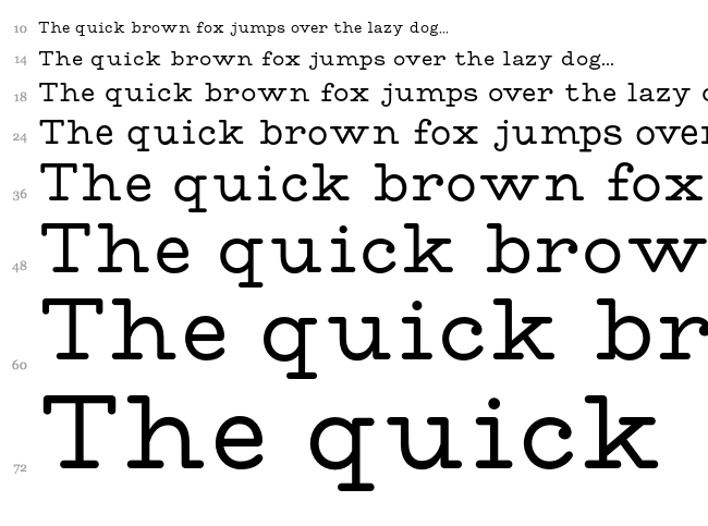 Made Waffle Slab font waterfall